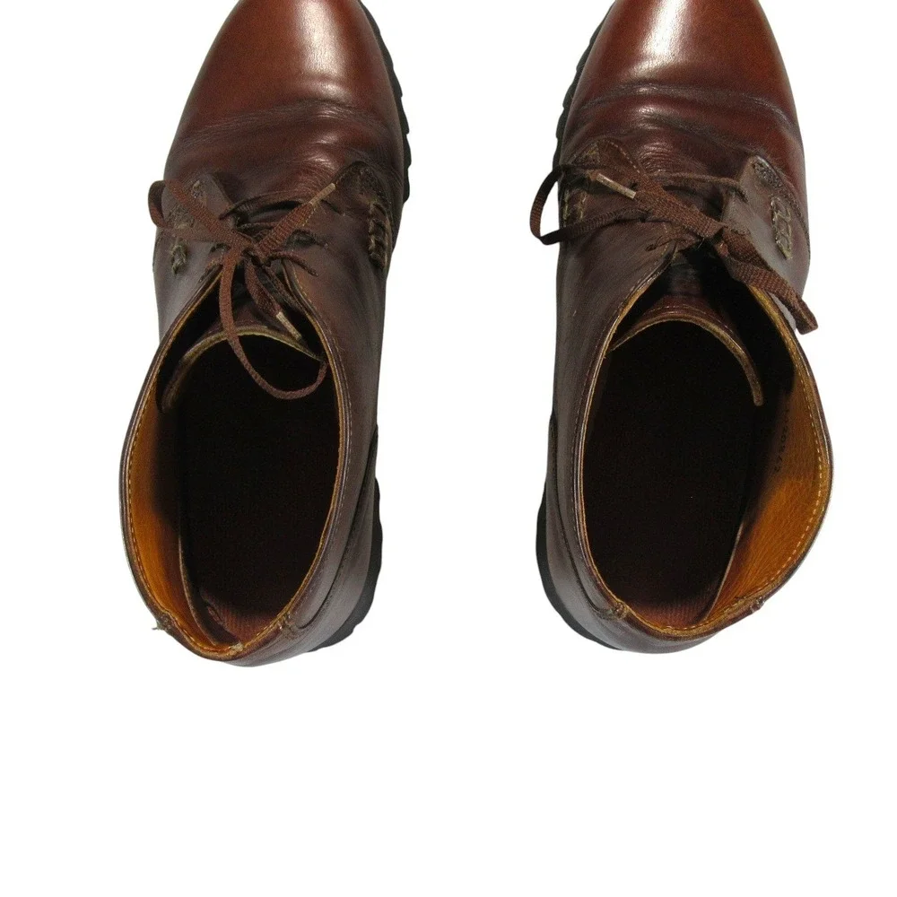 Irish Setter Chukka Boots 9.5 EE Brown Leather‎ Lace Up Vibram Sole 887 Vintage